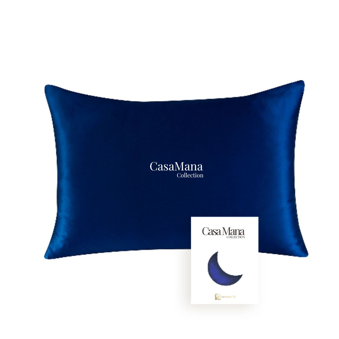 Taie d’oreiller en soie de mûrier 19 Momme – Le Rituel Nuit Casa Mana